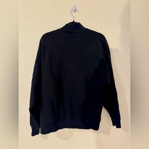 TNA Sweatfleece Black Turtleneck